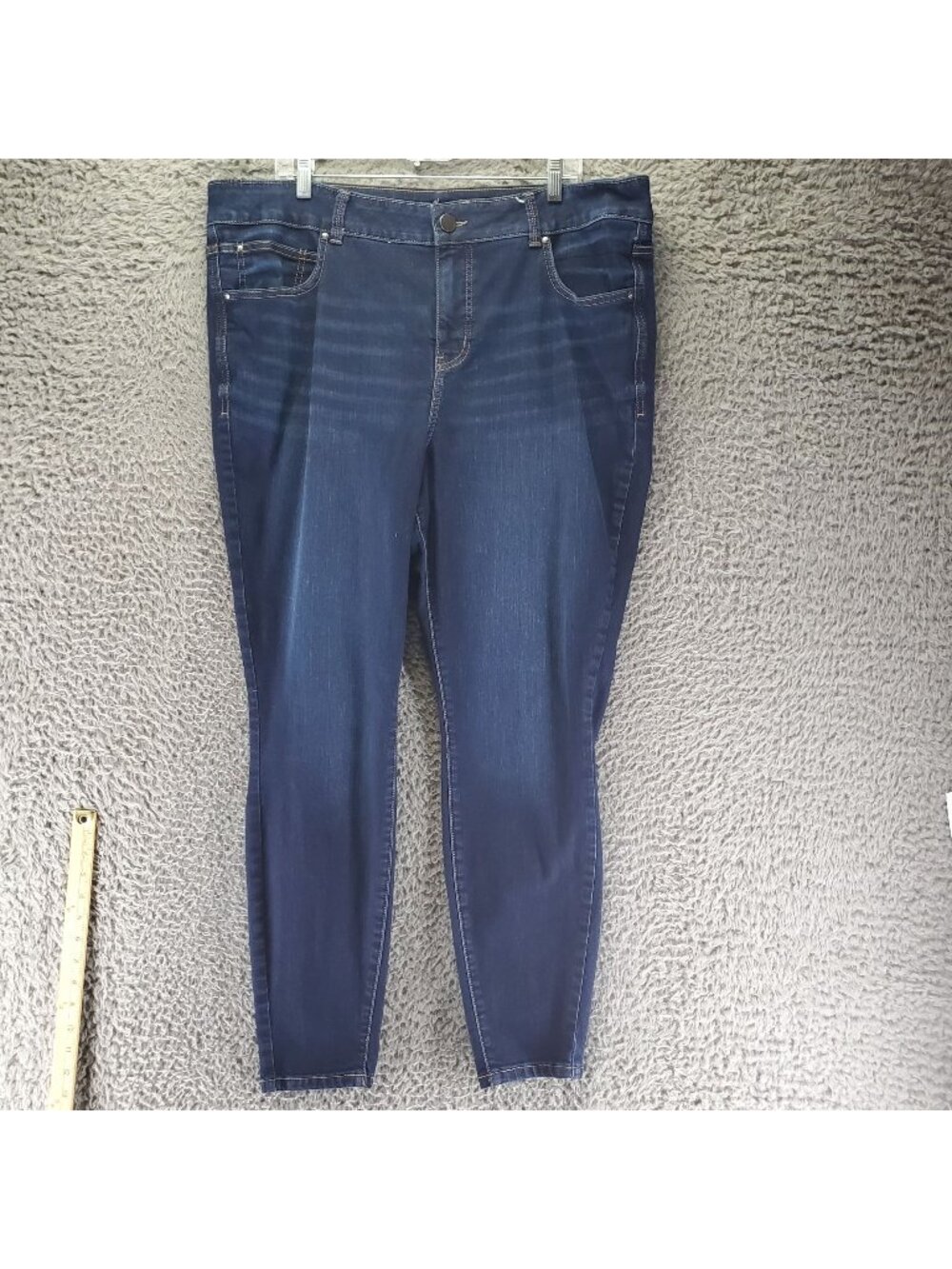 Maurices Jeans Women 20W Blue Everflex High Rise Stretch Slim Fit Skinny *Read*
